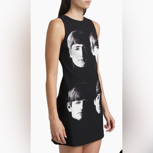 A + O + The Beatles Alice + Olivia Clyde‎ Shift Dress Fab Four- Size 0 - Picture 4 of 14